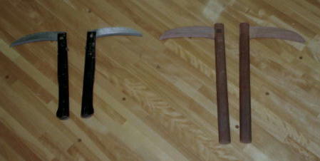 琉球古武術で使用する鎌